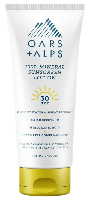 100% Mineral Sunscreen Lotion SPF 30