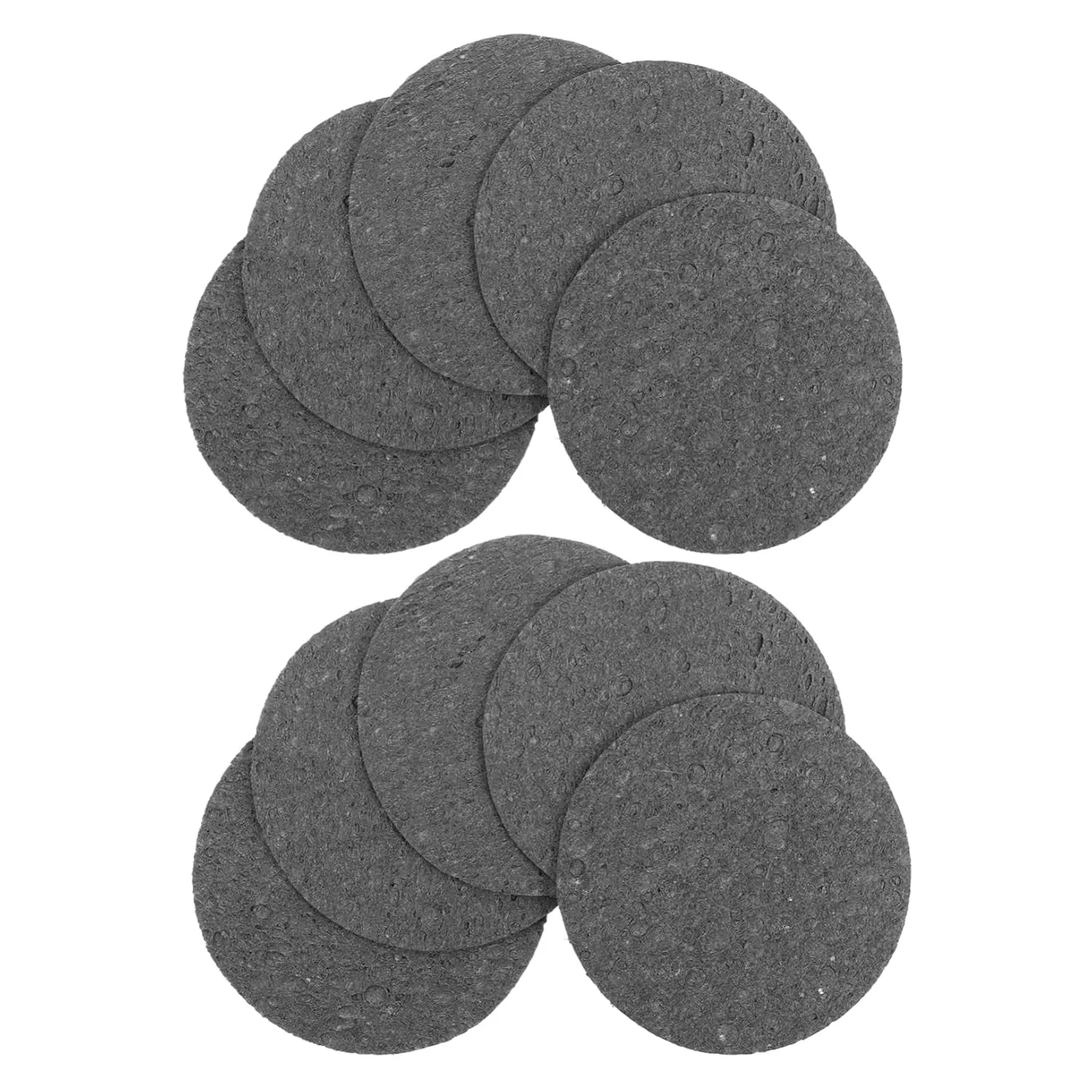 10pcs Natural Wood Pulp Facial Cleansing Sponges Exfoliating Pads for Makeup Removal Soft Round Design for Gentle Skin Care Travel
