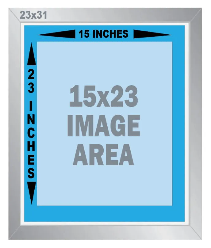 23 x 31 Pre-Burned 250 Mesh Screen