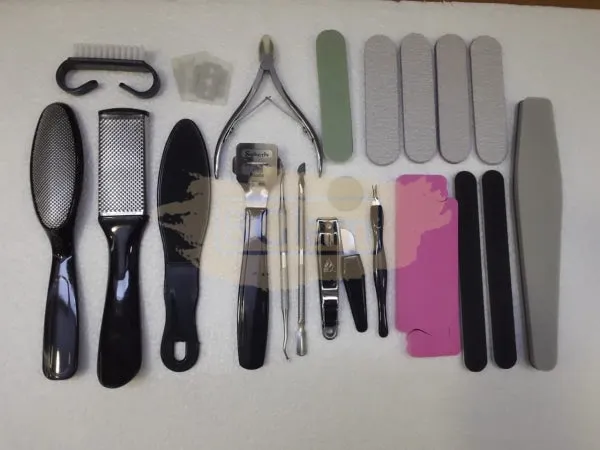 24 in 1 Professional Pedicure Tool Set - Black