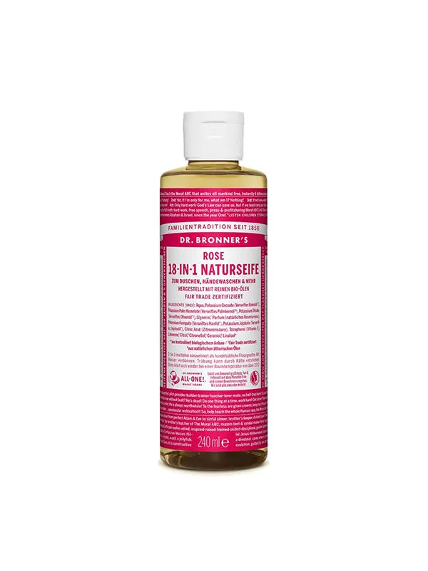 240ml Pure Castile Soap Rose