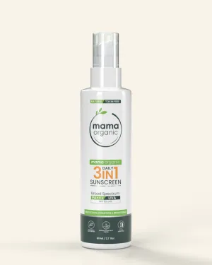3 in 1 Daily Sunscreen - 80ml SPF 50 PA    For Sun Protection & Skin Brightening