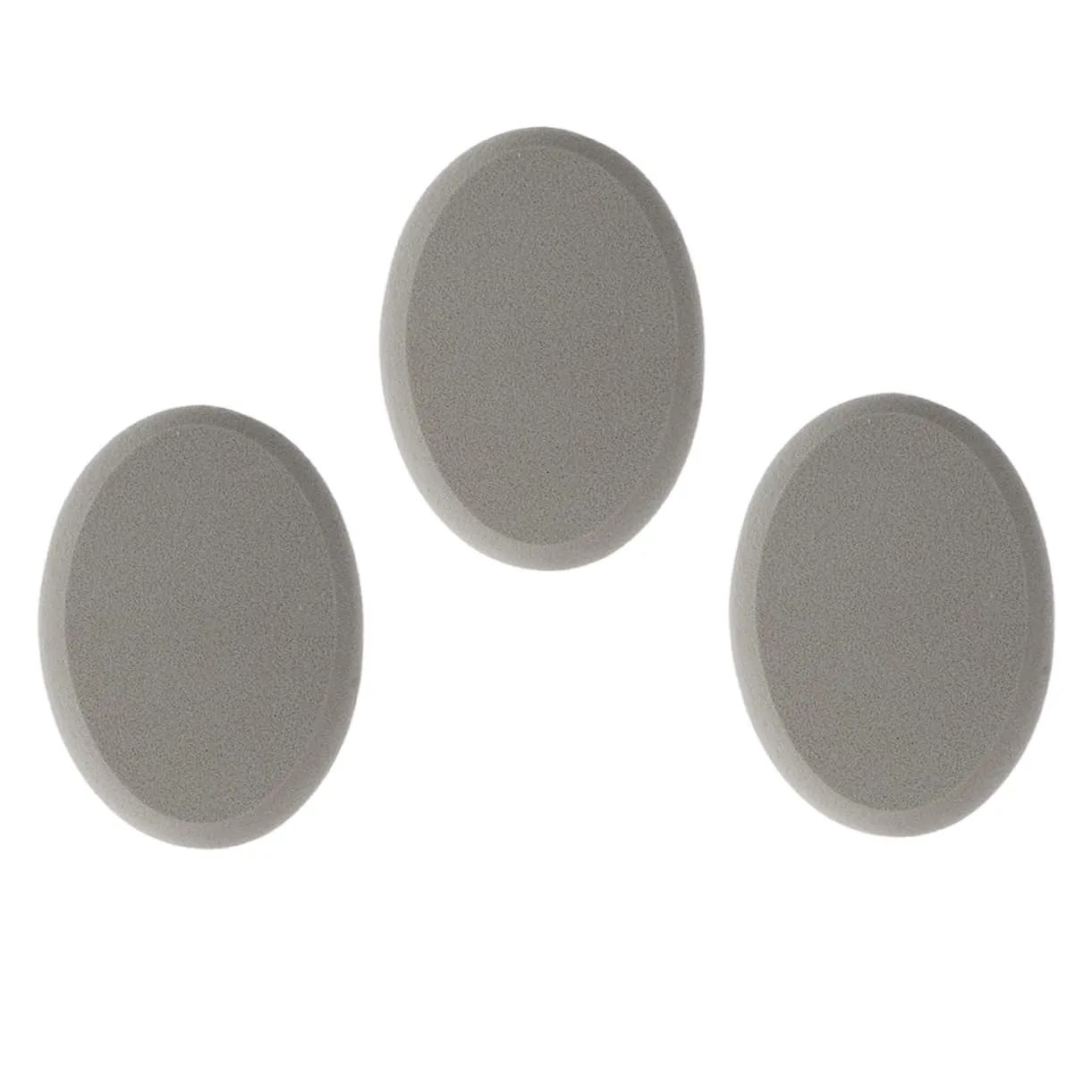 3pcs Facial Body Powder Makeup Sponges Cushion Applicators Loose Oval Edged Perfect for Travel
