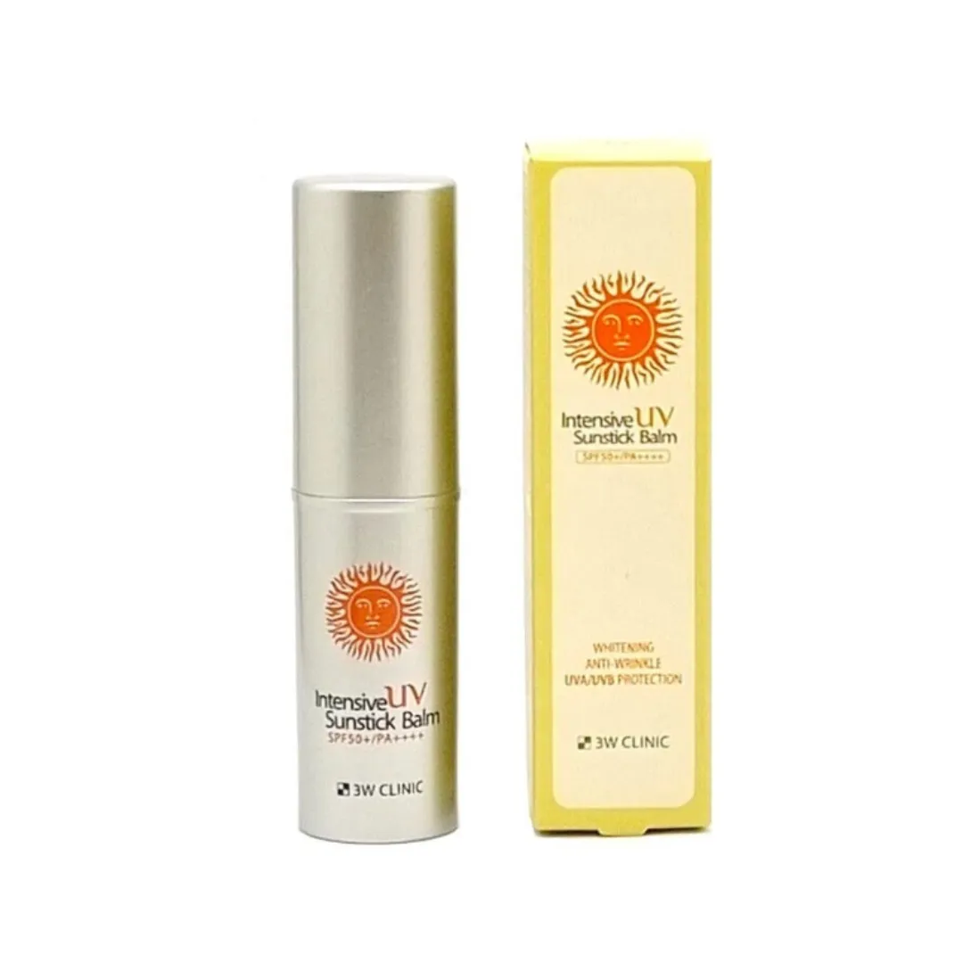 3W Clinic Intensive UV/ Sunscreen Stick/ Natural Vita Moist/ Collagen Sunscreen/ Multi Protection SPF50   