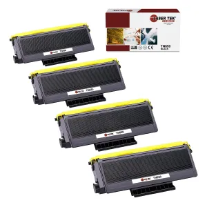 4 Pack Brother TN-650 Black Compatible Toner Cartridge | Laser Tek Services