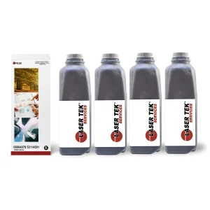 4 Pack Toner Refill Kit for Okidata B6200 Black With Chip | Laser Tek Services