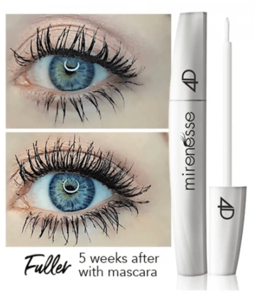 4D Eyelash & Brow Growth Serum MINI- Stronger & Faster Results- Eyebrow   With 24k Gold