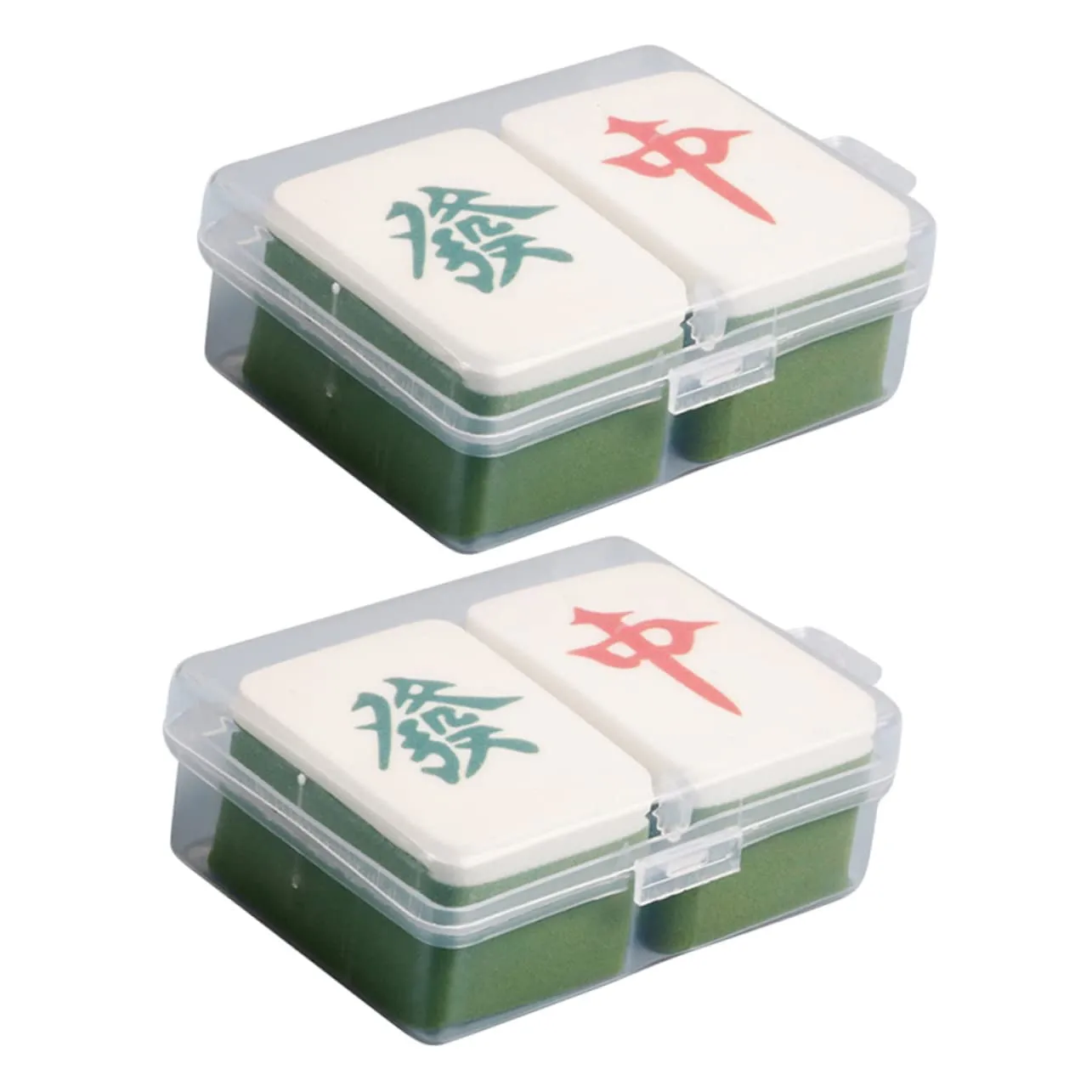 4pcs Mahjong Makeup Powder Puff Hydrophilic Blending Applicator for Liquid and Powder Foundation Soft Cosmetic Pads for Delicate Skin Makeup Tools for Women