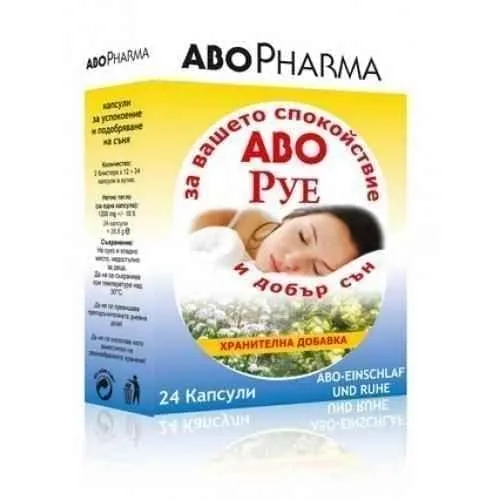 ABO RUE for soothing and improving sleep 24 capsules