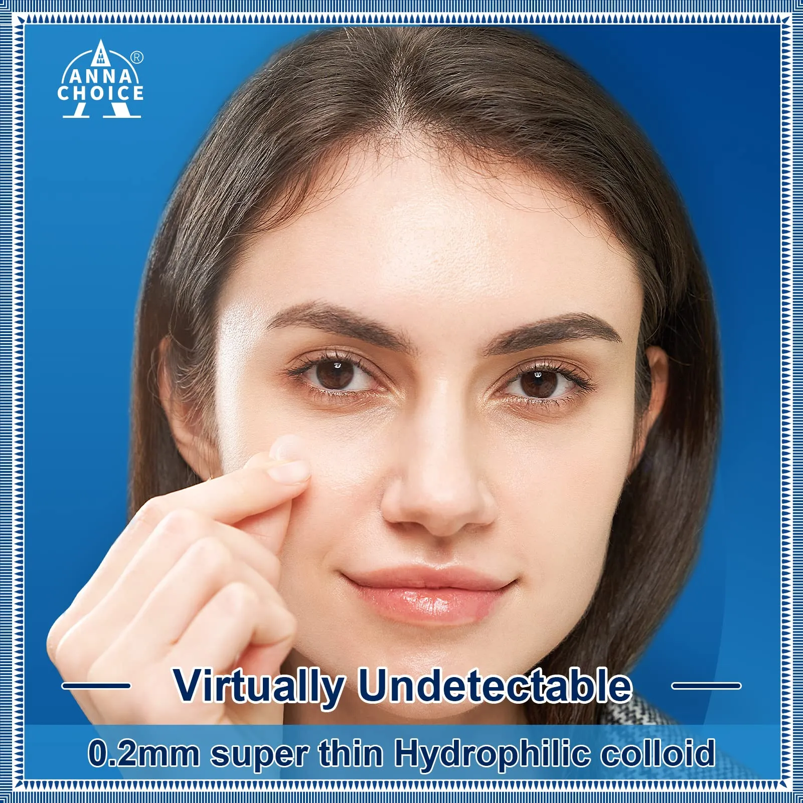 Acne Patches Microdarts for face cute with Salicylic Acid, Hyaluronate-Hydrocolloid pimple patches Microneedle large-9 patches