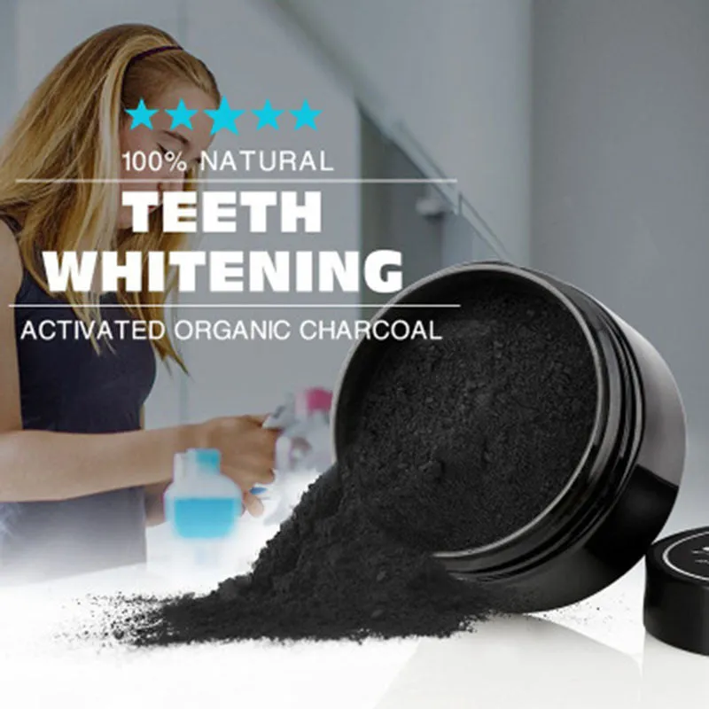 Activated Carbon Black Bamboo Charcoal Tooth Powder 30g
