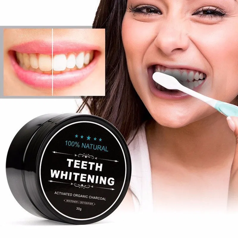Activated Carbon Black Bamboo Charcoal Tooth Powder 30g
