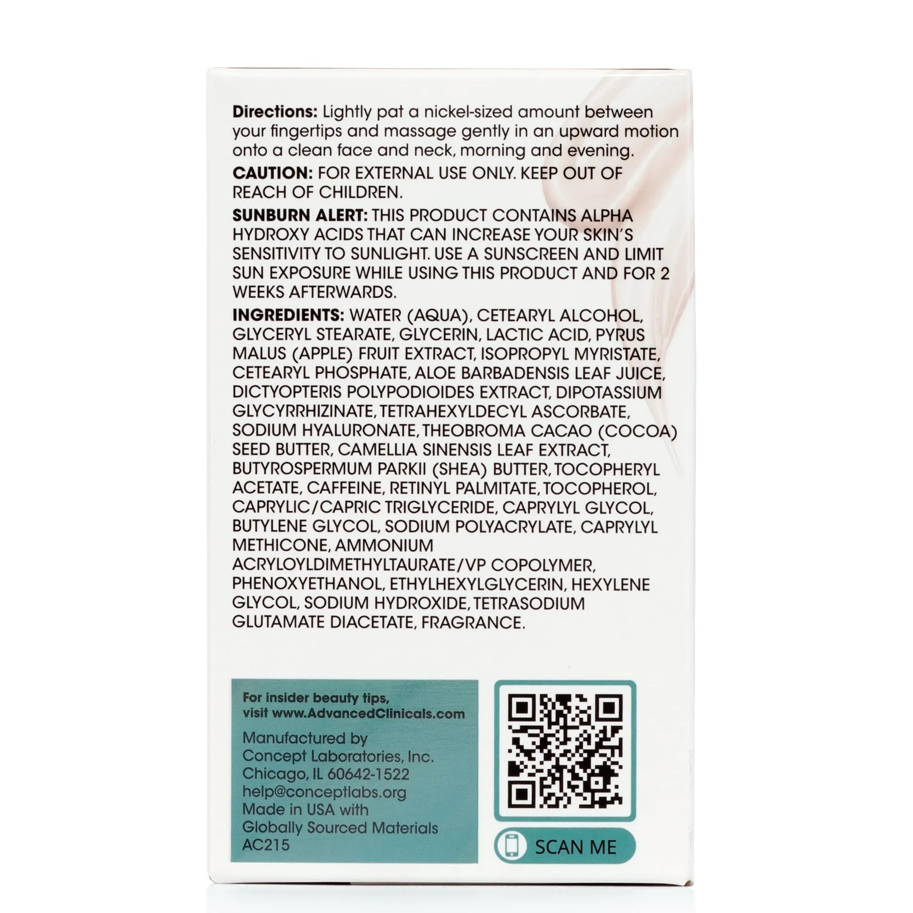 Advanced Clinicals Dark Spot Remover Face Moisturizer Lotion W/Caffeine, Lactic Acid, & Vitamin A | Brightening Face Cream | Dark Spot Corrector For Face, Body, Sun Spot, Age Spot, Melasma, 2 Fl Oz