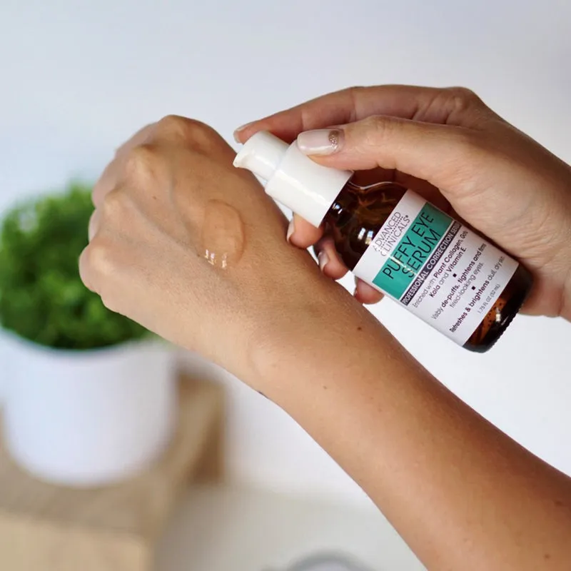 ADVANCED CLINICALS Puffy Eye Serum Professional Correction Serum سيروم العين من ادفانسد كلينيكالز