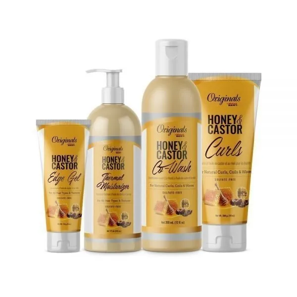 Africa's Best Originals Honey & Castor Edge Gel (4oz)