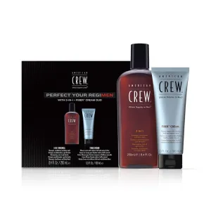 American Crew Men's Regimen 3-in-1 & Fiber Cream Duo