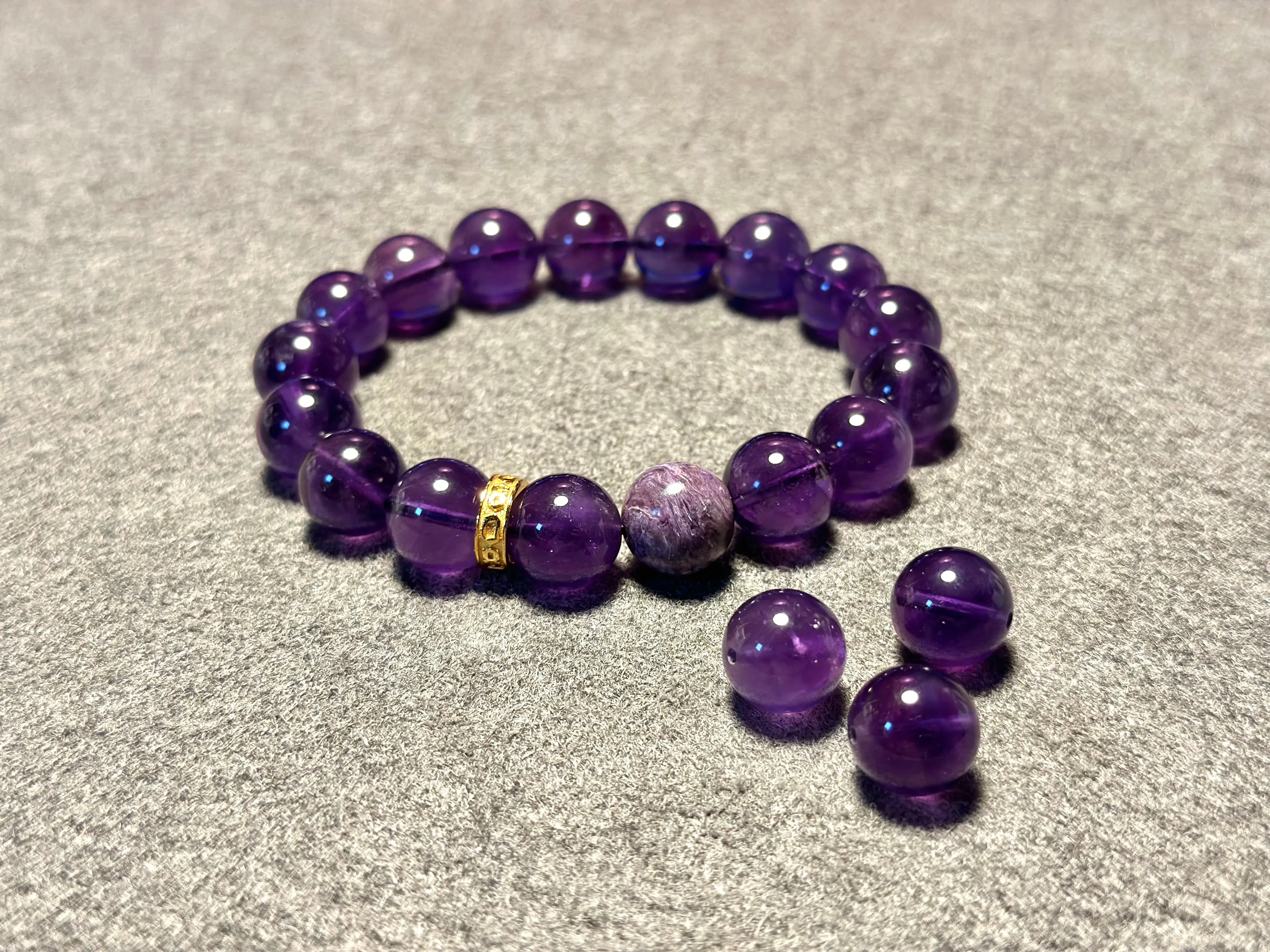 Amethyst Energy Bracelet V2