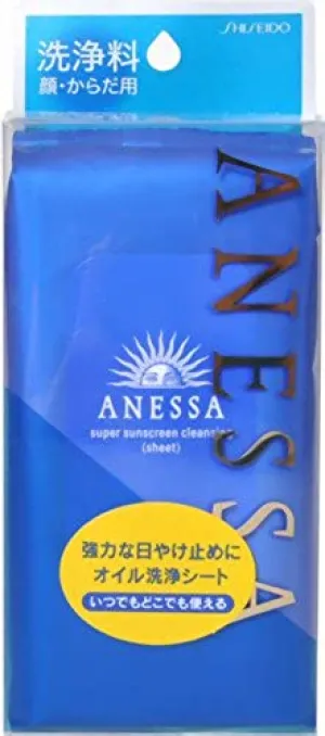 ANESSA Super Sunscreen Cleansing EX (sheet) 18 pieces (70ml) <27233>