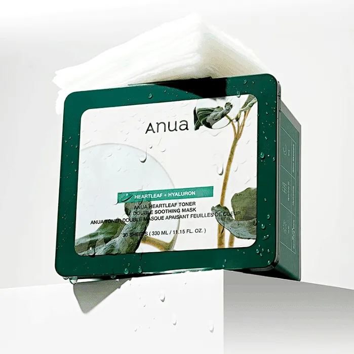 [Anua] Heartleaf Toner Double Soothing Mask 330ml 30EA