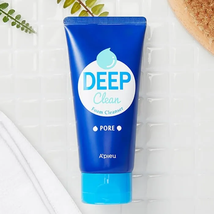 A'PIEU Deep Clean Foam Cleanser Pore غسول رغوي كريمي  من ايبيو
