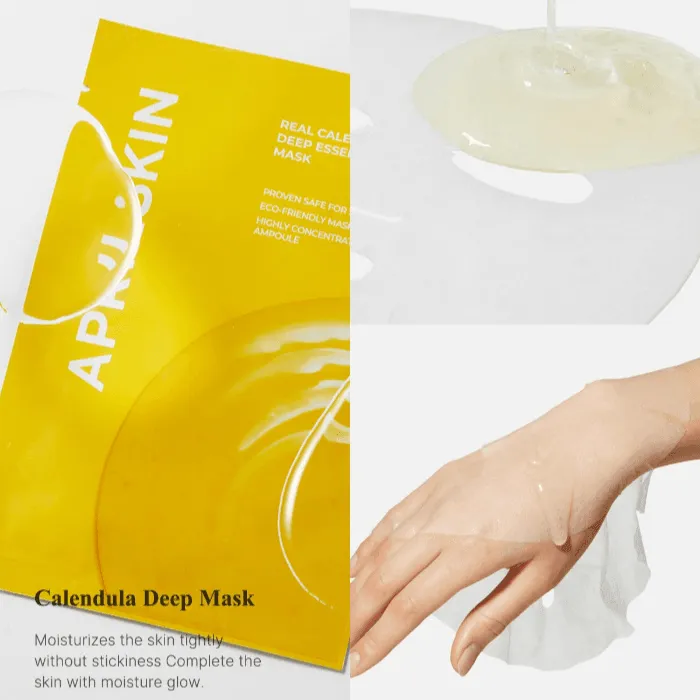 [APRILSKIN] Calendula Deep Essence Mask 20g*10EA