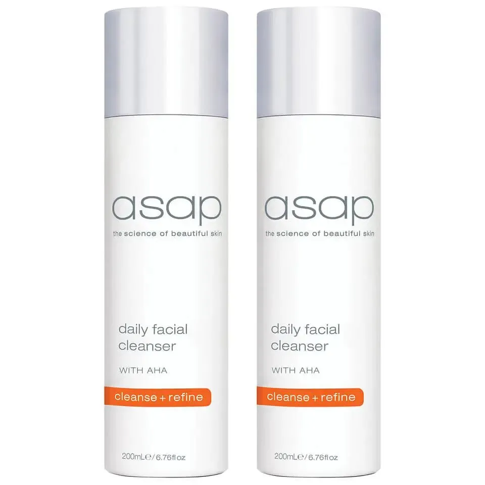 asap daily facial cleanser duo