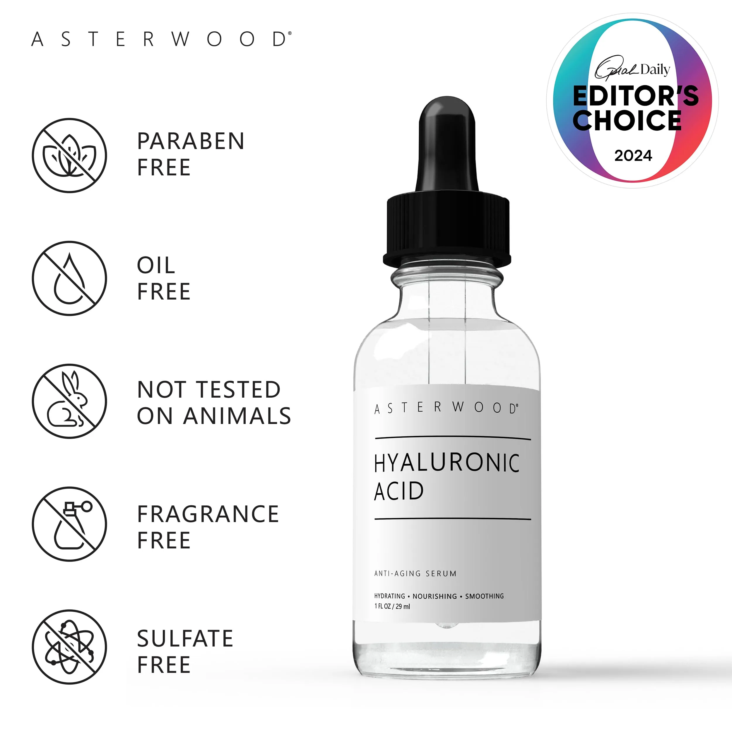 Asterwood Hyaluronic Acid Serum 1 oz   Triple Repair Matrixyl 3000 Serum 1 oz