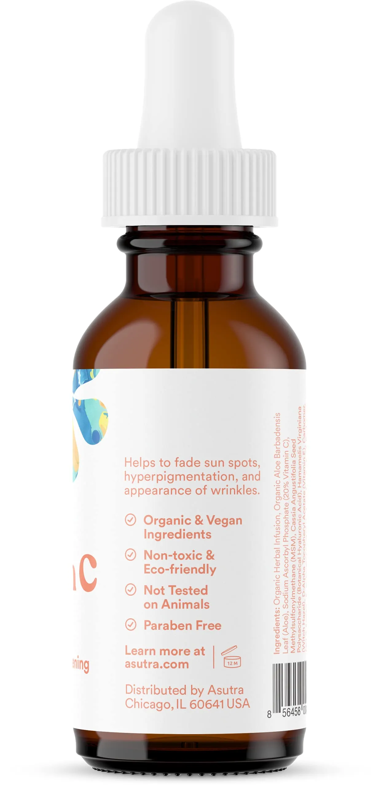 ASUTRA Serum Variety Pack, 3 Products - 1 fl oz 2.5% Retinol Face Serum, 1 lf oz 20% Vitamin C Face Serum, 1 fl oz Hyaluronic Acid Face Serum