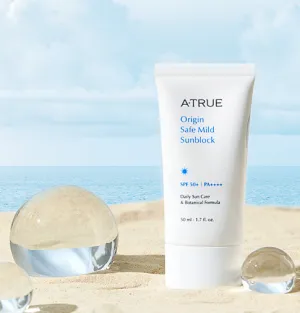A⦁TRUE Origin Safe Mild Sunblock SPF50 /PA     50ml