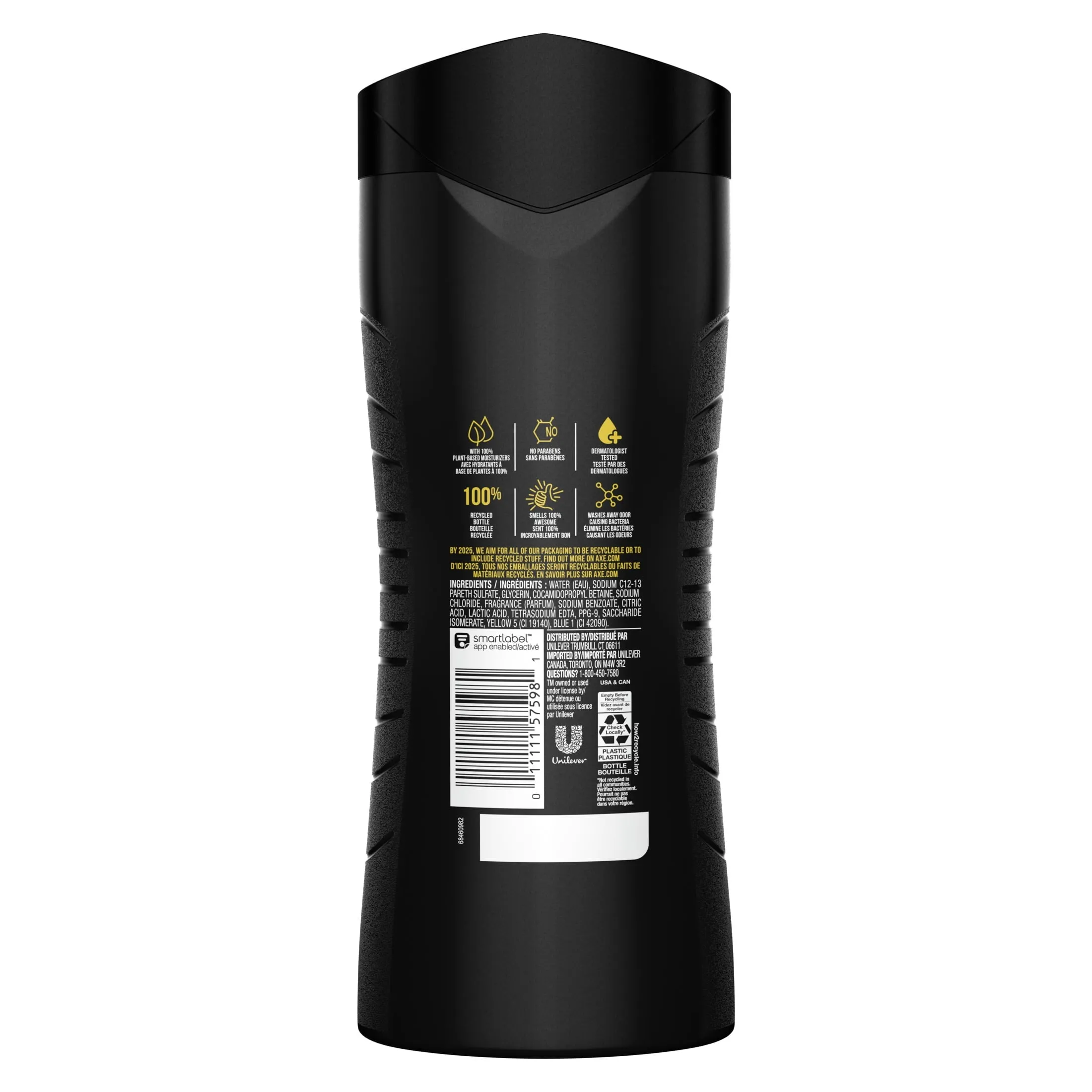 Axe Black Refreshing Daily Use Body Wash, Frozen Pear and Cedarwood, 16 fl oz