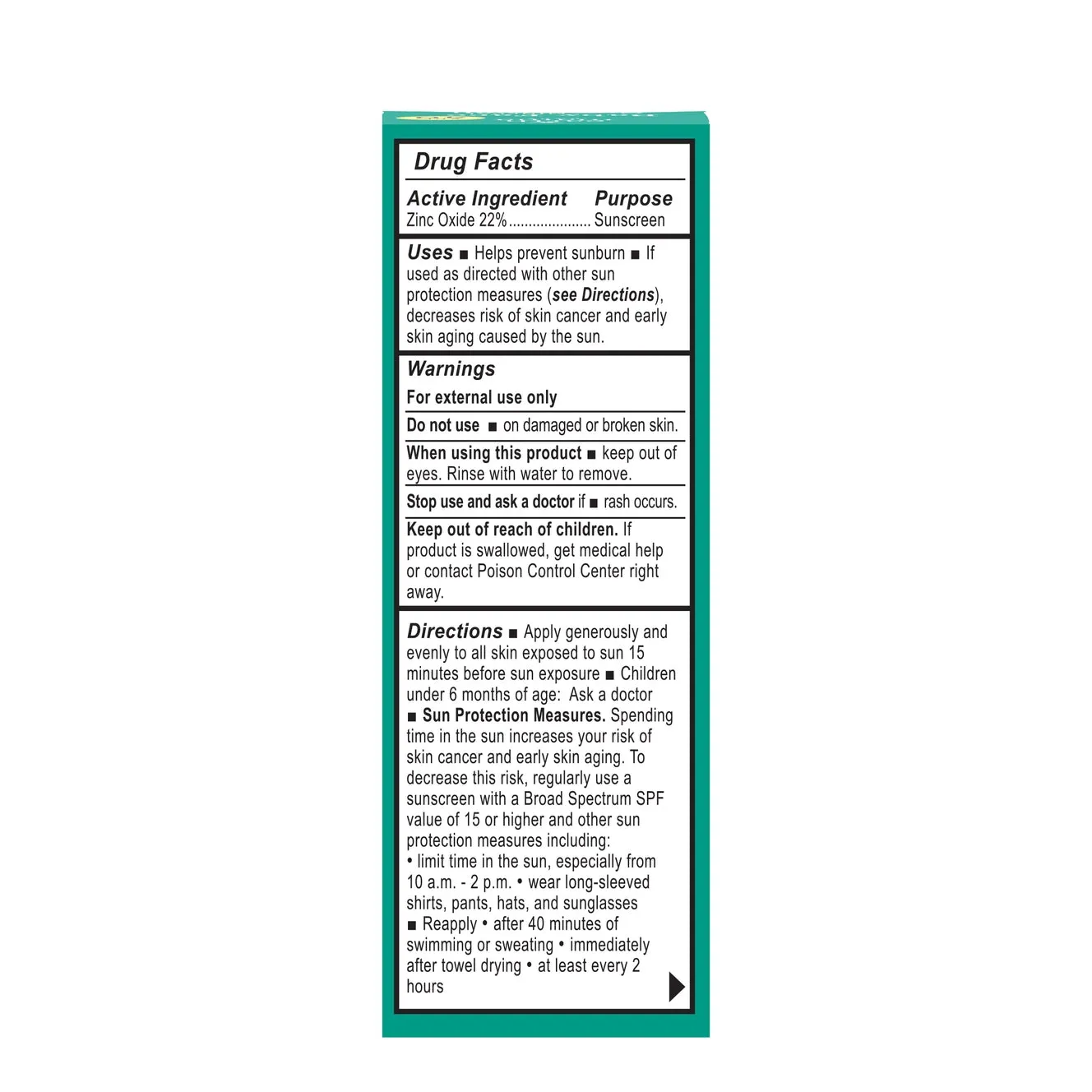 Baby Face Mineral Sunscreen  Face Stick SPF 40