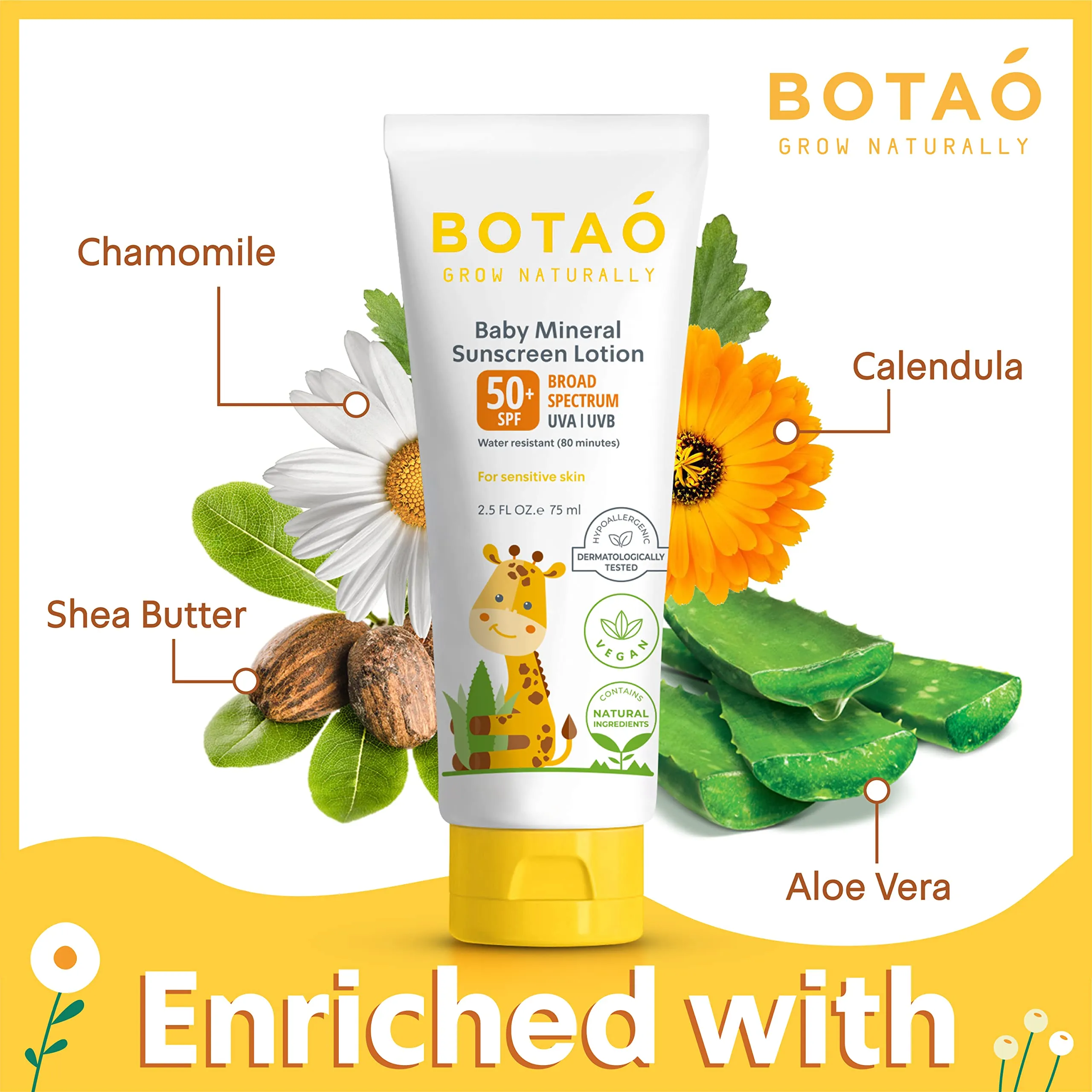 Baby Mineral Sunscreen Lotion for sensetive skin 2-pack Bundle