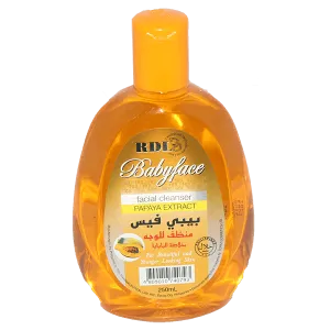 Babyface Facial Cleanser Papaya Extract 250ml - RDL