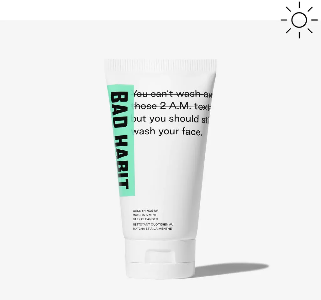 BAD HABIT Wake Things Up Morning Cleanser غسول البشرة النهاري