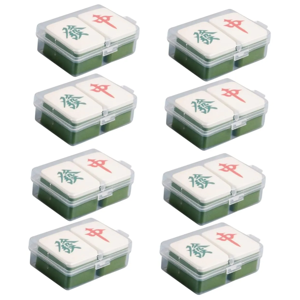 balacoo 16pcs Mahjong Makeup Powder Puff Dual-use Beauty Blending Sponge for Foundation Loose Powder and Concealer Soft Hydrophilic Material for Application