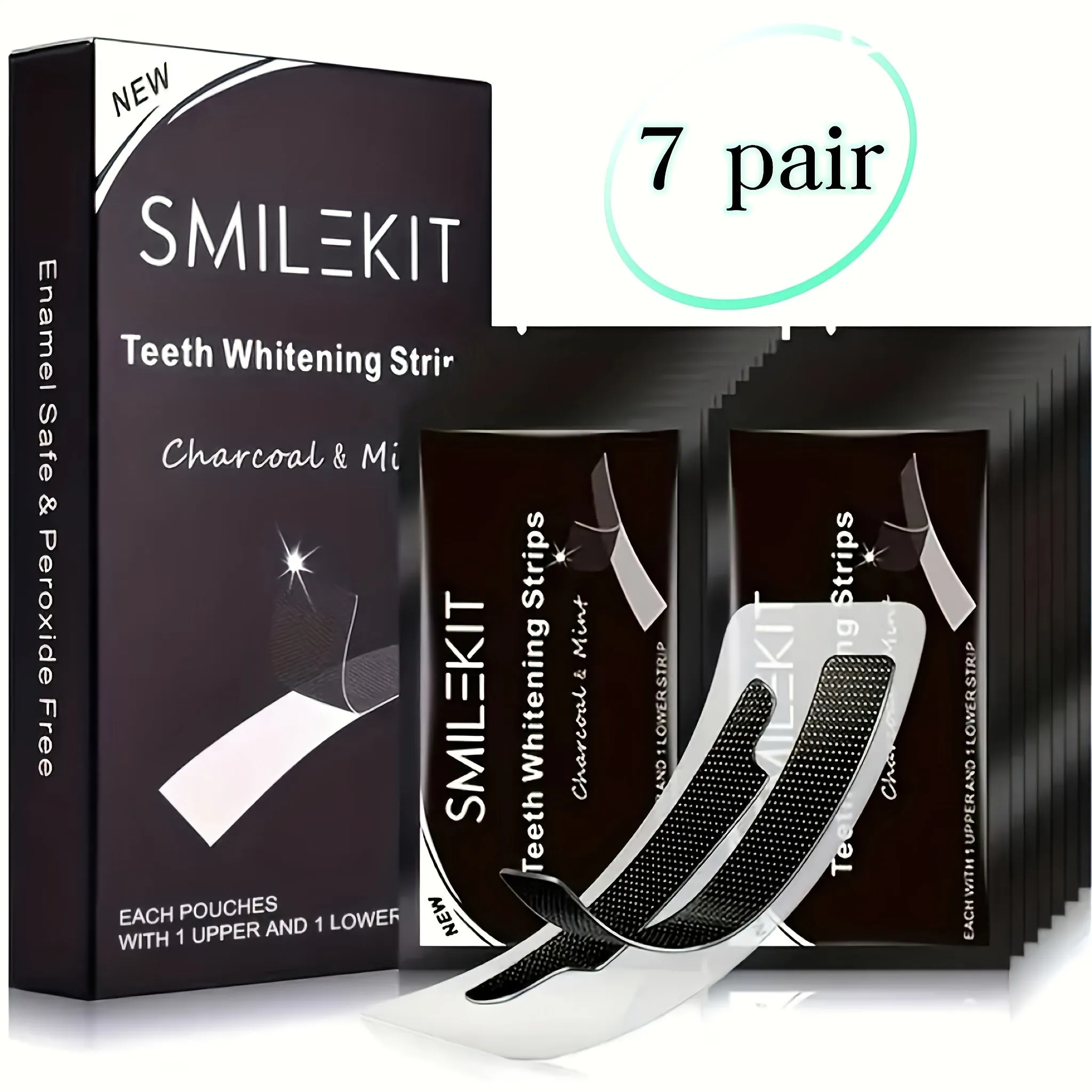 Bamboo Charcoal Teeth Whitening Strips
