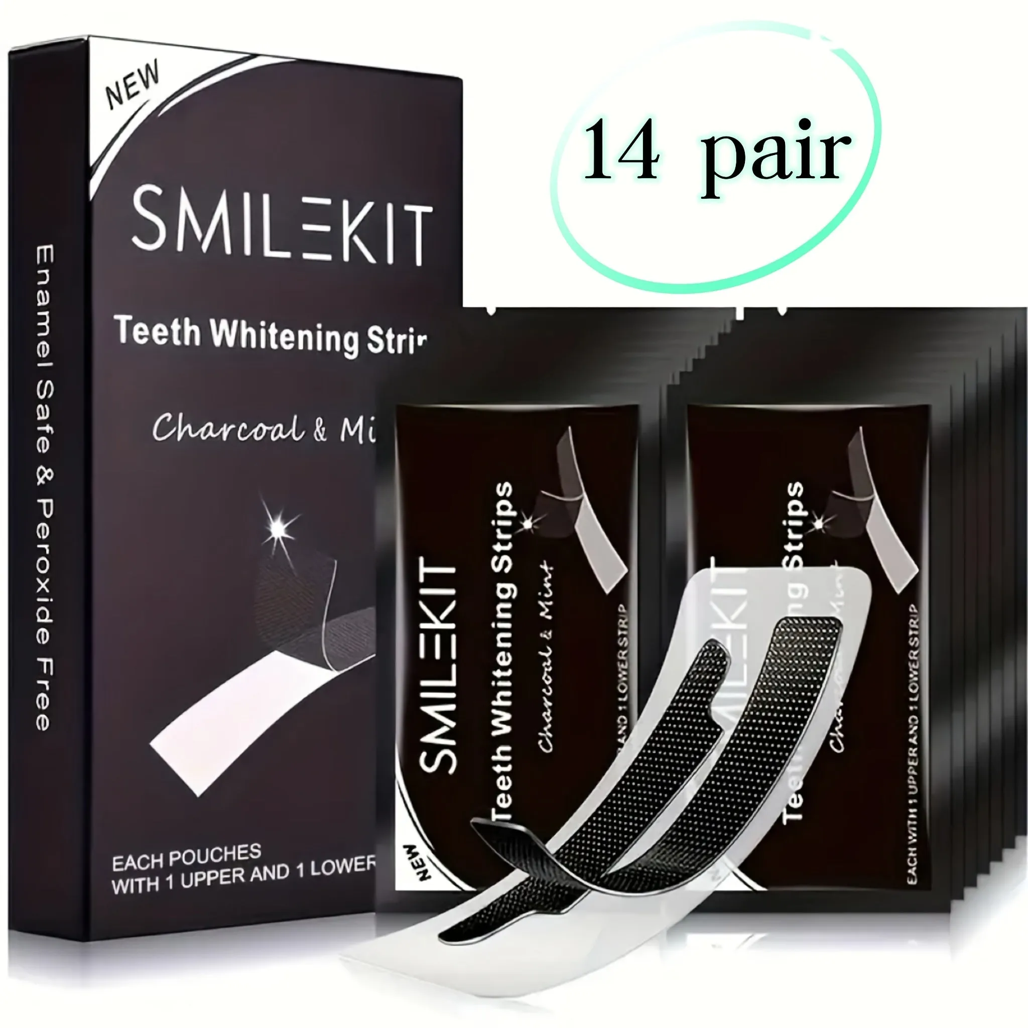 Bamboo Charcoal Teeth Whitening Strips