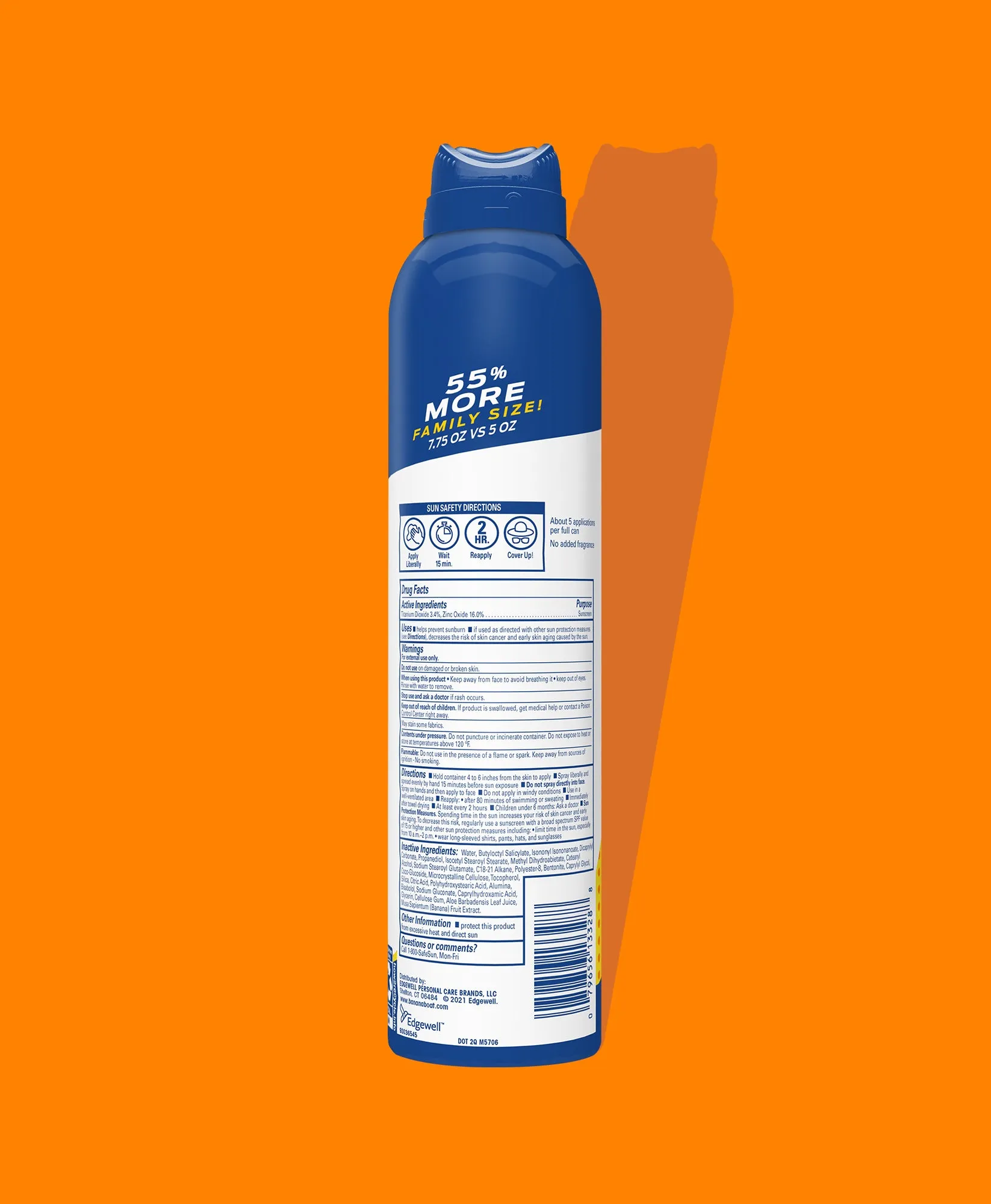 Banana Boat® Kids 100% Mineral Continuous Spray SPF 50 Family Size