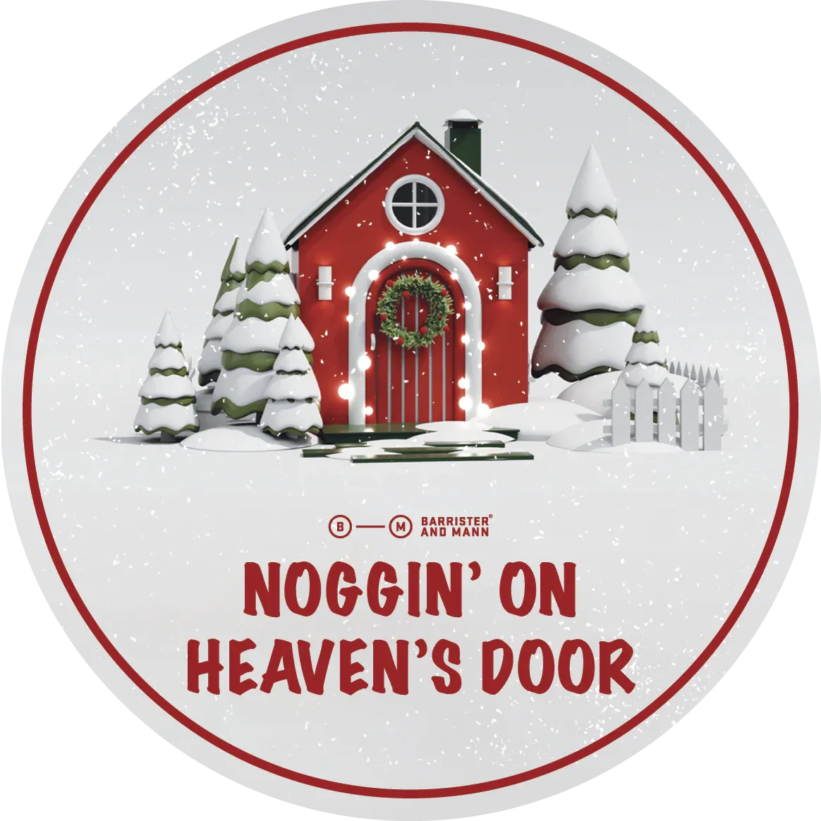 Barrister and Mann - Noggin' On Heaven's Door - Aftershave Splash - 3.5oz