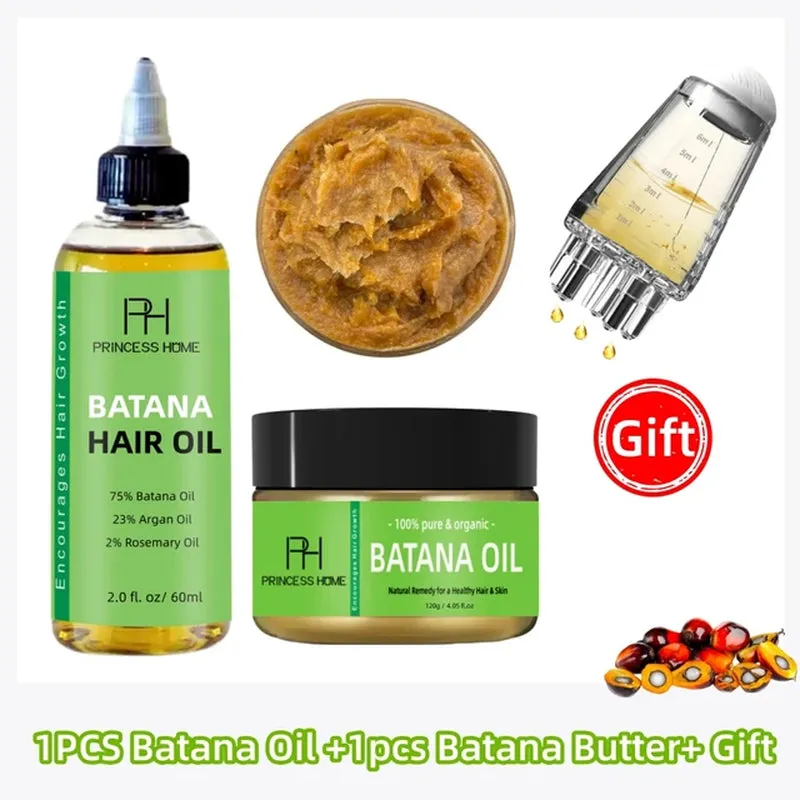 Batana Oil Hair Growth Serum with Rosemary - Thickening, Repairing, and Nourishing Formula