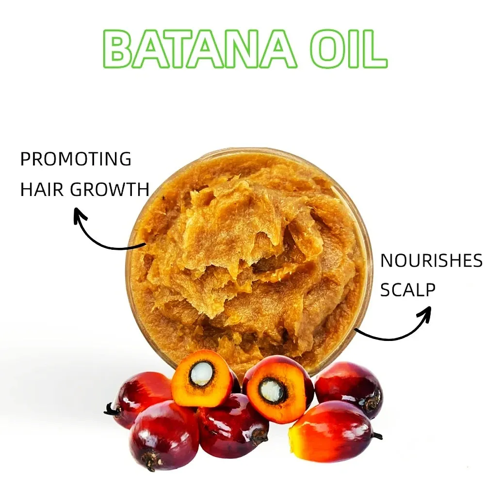 Batana Oil Hair Growth Serum with Rosemary - Thickening, Repairing, and Nourishing Formula