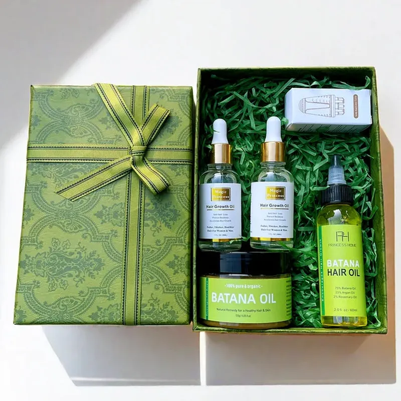 Batana Oil Hair Growth Serum with Rosemary - Thickening, Repairing, and Nourishing Formula
