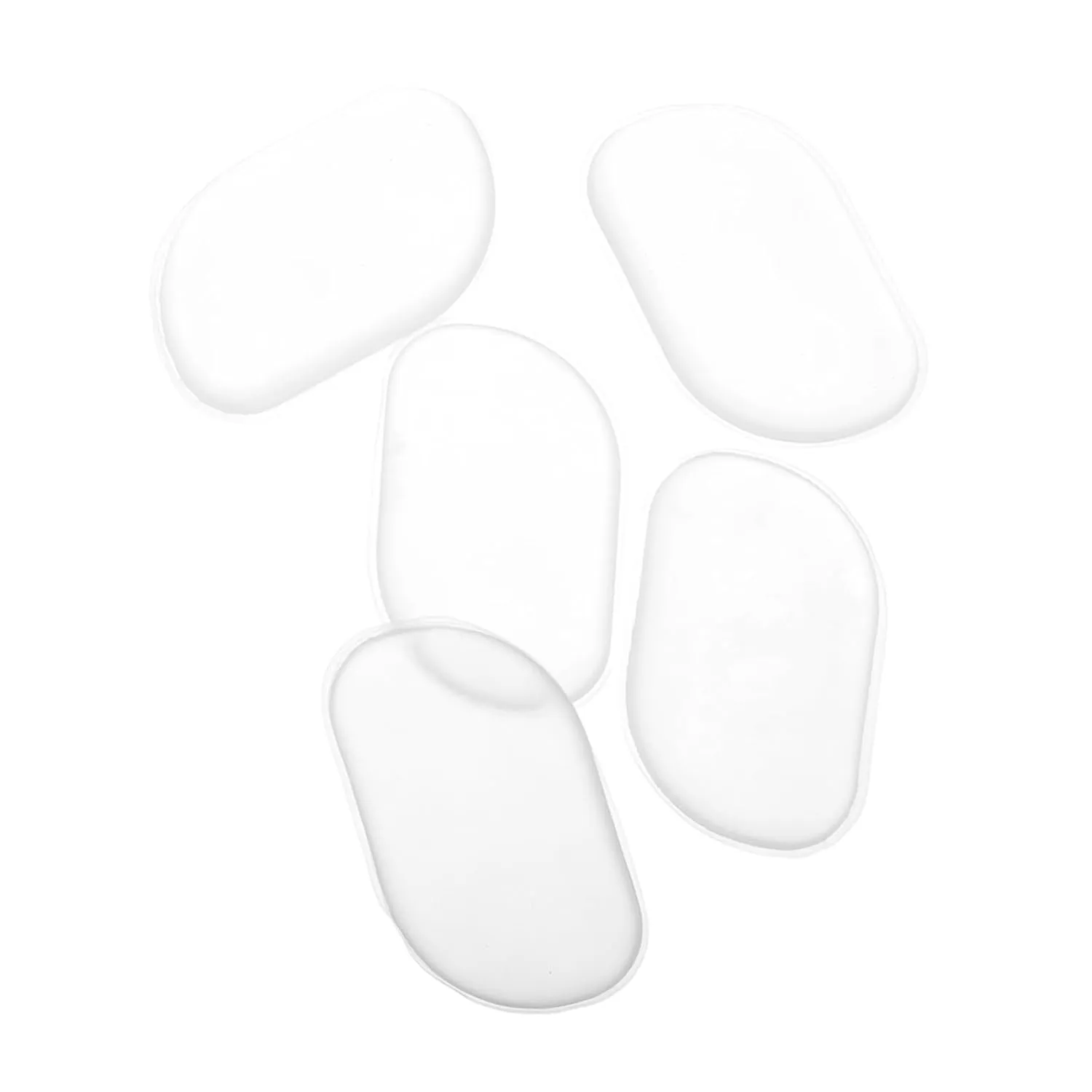 BESTYASH 5pcs Jelly Powder Makeup Sponge Silicone Makeup Tool Cosmetic Puff Power Applicator Puff Pressed Powder Puff Makeup Silicone Puff Makeup Puff Beauty Tools Transparent