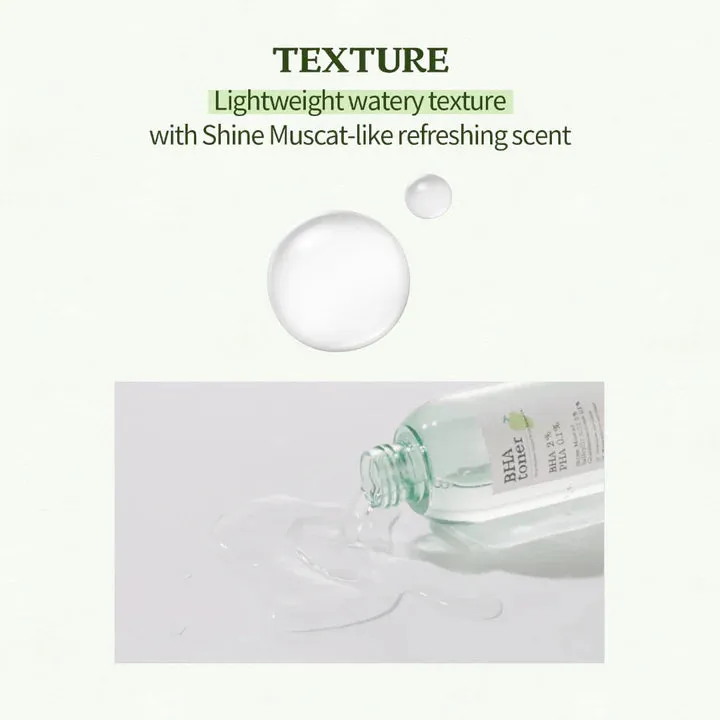 Bha Toner Vits Vinifer Grape Fruit Extract 5% BHA 2% PHA 0.1%