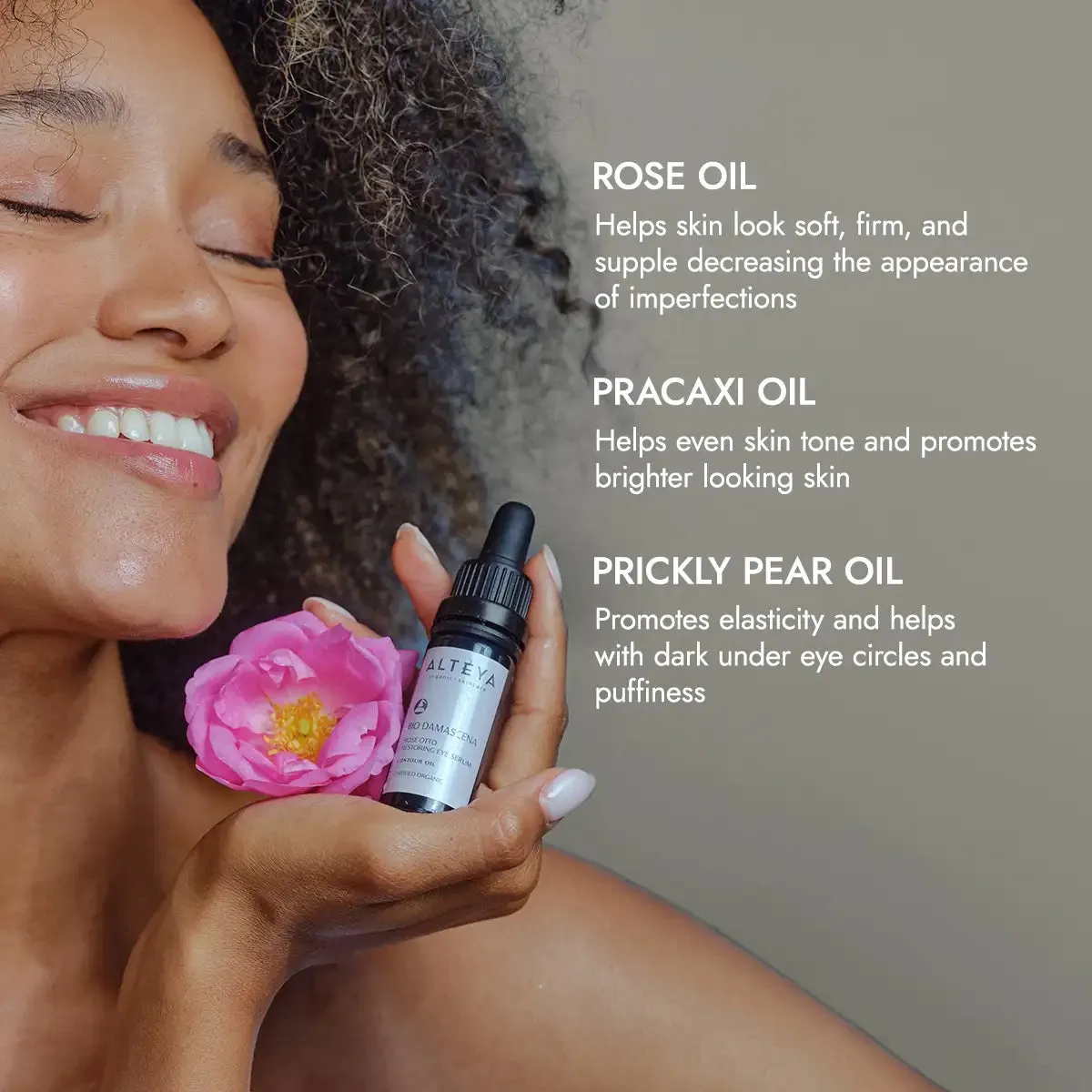 BIO DAMASCENA ORGANIC ROSE OTTO RESTORING EYE SERUM