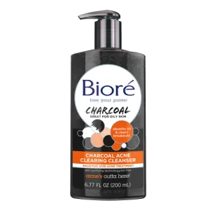 BIORE Charcoal Acne Clearing Cleanser غسول البشرة بالساليسيليك
