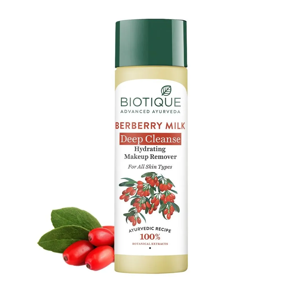 Biotique Berberry Milk Deep Cleanse Hydrating Makeup Remover (120ml)
