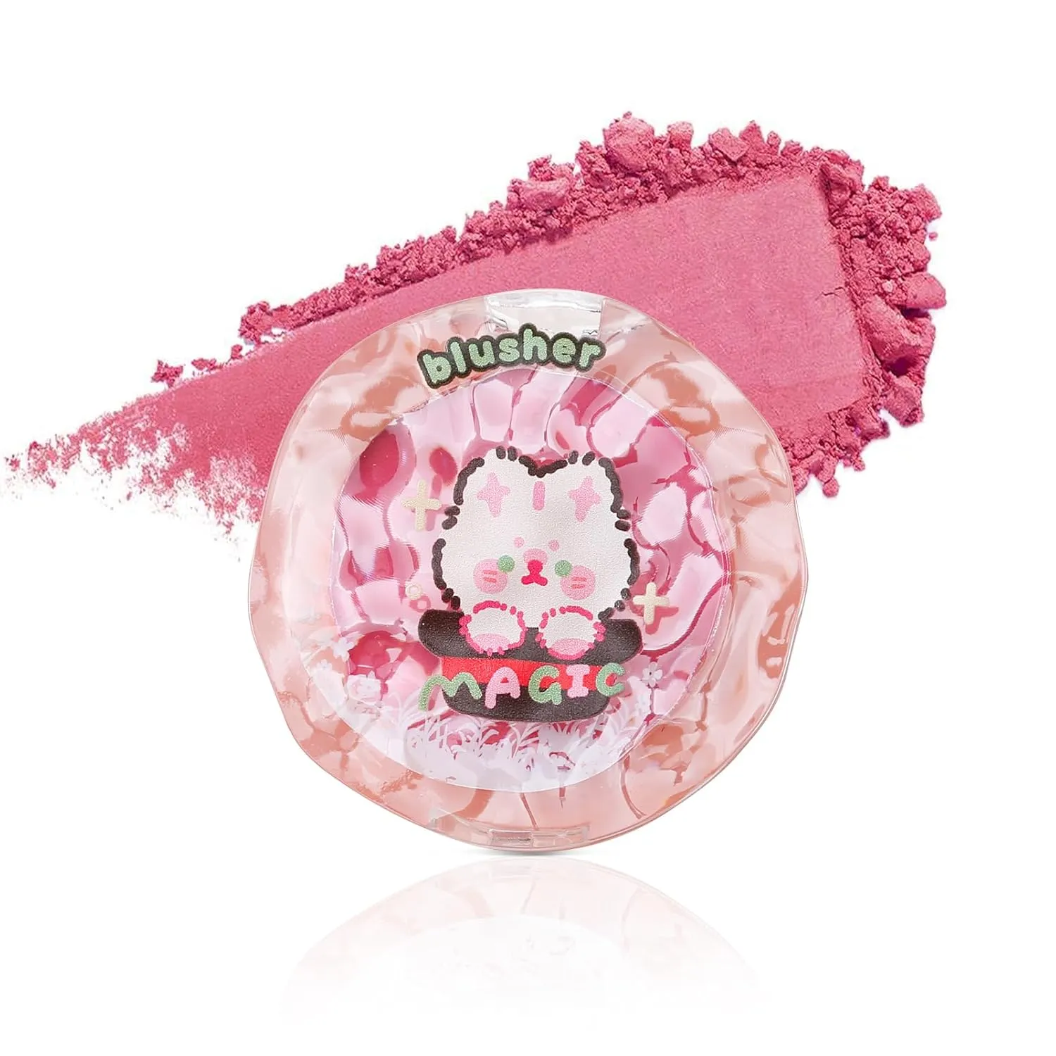 Boobeen Blush Powder Face Makeup, Highly Pigmented Single Color Face Blush for Cheeks, Shape, Contour & Highlight Face to Create a Natural Matte Finish, Blendable