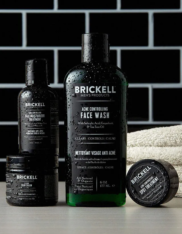 Brickell Men's Products - Acne Controlling System for Men