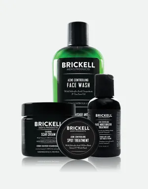 Brickell Men's Products - Acne Controlling System for Men